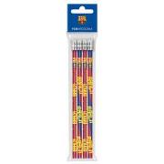 Opakowanie Ołówek z gumką 4szt.FC Barcelona