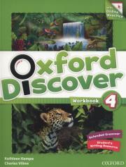 Okładka książki Oxford Discover 4 Workbook + Online Practice