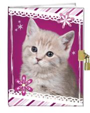 Opakowanie Pamiętnik z kłódką 13x18cm Kotek