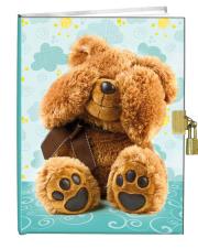 Opakowanie Pamiętnik z kłódką 13x18cm Niedźwiadek