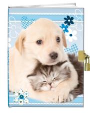 Opakowanie Pamiętnik z kłódką 13x18cm Zwierzątka