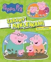 Okładka książki Peppa Pig ZABAWY Z NAKLEJKAMI.Wesołe przygody.ACTIVITY 32 str. + 4 str. Naklejek