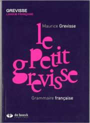 Okładka książki Petit grevisse Grammaire francaise