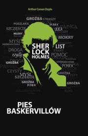 Pies Baskervillów. Autor: Sir Arthur Conan Doyle. Dadada.pl Okładka książki Pies Baskervillów