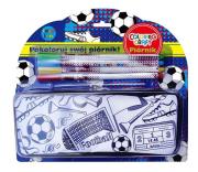 Opakowanie Piórnik Football + 4 markery