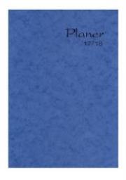 Okładka książki PLANER książkowy a4/48k 2017/2018