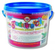 Opakowanie Plastelina w wiaderku 8 kolorów 700g