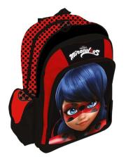 Opakowanie Plecak Duży Miraculum Biedronka i Czarny Kot