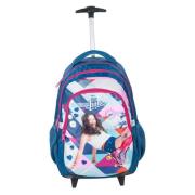 Opakowanie Plecak na kółkach Soy Luna niebieski