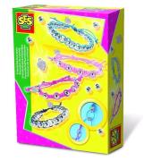 Opakowanie Plecione bransoletki ze srebrnymi koralikami