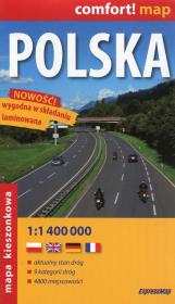 Polska mapa kieszonkowa 1:1 400 000. Wydawca: ExpressMap. Dadada.pl Opakowanie Polska mapa kieszonkowa 1:1 400 000