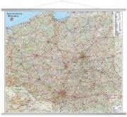 Okładka książki Polska. Mapa ścienna samochodowa 1:650 000