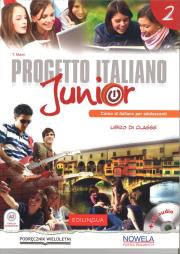 Okładka książki Progetto Italiano Junior 2 Podręcznik + CD