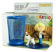 Okładka książki Przybornik biurkowy 2 figurki Chłopiec i Reksio