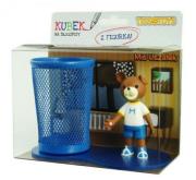 Okładka książki Przybornik biurkowy z figurką Miś Uszatek Lato