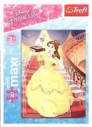 Okładka książki Puzzle 20 miniMaxi - W świecie Księżniczek 1 TREFL