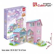 Opakowanie Puzzle 3D Alisa's home Domek dla lalek 74 elementy