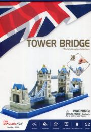 Puzzle 3D Tower Bridge. Wydawca: Cubic Fun. Dadada.pl Opakowanie Puzzle 3D Tower Bridge