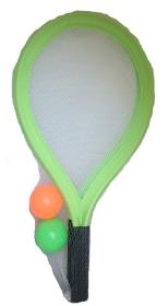Opakowanie Rakietki siatkowe plażowe 56 cm + 2 piłeczki zielone
