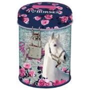 Opakowanie Skarbonka z kółdką Konie 13