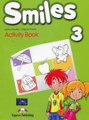 Smiles 3 Activity Book. Autor: Dooley Jenny, Evans Virginia. Dadada.pl Okładka książki Smiles 3 Activity Book