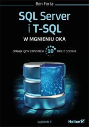 Okładka książki SQL Server i T-SQL w mgnieniu oka