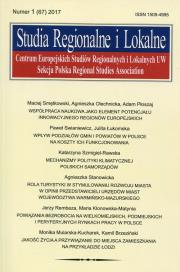 Opakowanie Studia Regionalne i Lokalne nr 1 (67) 2017