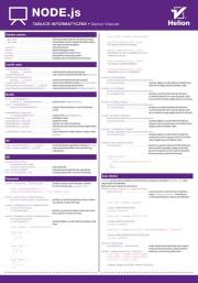 Okładka książki Tablice informatyczne. Node.js