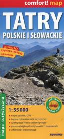 Tatry Polskie i Słowackie mapa turystyczna 1:55 000. Wydawca: ExpressMap. Dadada.pl Opakowanie Tatry Polskie i Słowackie mapa turystyczna 1:55 000