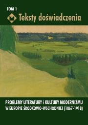 Okładka książki Teksty doświadczenia Tom 1