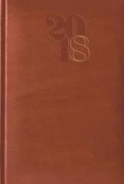 Opakowanie Terminarz 2018 A5 Standard - brązowy