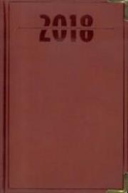 Opakowanie Terminarz 2018 B6 LUX złocony - brązowy