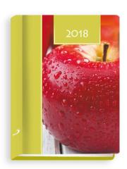 Opakowanie Terminarz 2018 - B7 Kolorowy - jabłko