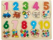 Opakowanie Układanka drewniana z cyferkami