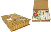 Opakowanie Układanka na korku z gwoździkami Farma