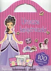 Okładka książki Urocze księżniczki. Fantazyjne kolorowanki