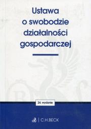 Ustawa o swobodzie działalności gospodarczej. Autor: praca zbirowa. Dadada.pl Okładka książki Ustawa o swobodzie działalności gospodarczej
