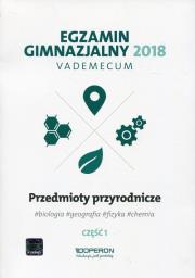 Okładka książki Vademecum 2018 GIM Przedmioty przyrod. cz.1 OPERON