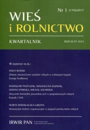 Opakowanie Wieś i Rolnictwo nr 1 (174) 2017