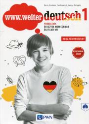 www.weiter deutsch 1 Podręcznik 7 Kurs kontynuacyjny + CD. Autor: Kozubska Marta, Zastąpiło Lucyna. Dadada.pl Okładka książki www.weiter deutsch 1 Podręcznik 7 Kurs kontynuacyjny + CD