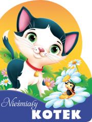 Okładka książki Wykrojniki Nieśmiały kotek