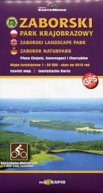 Opakowanie Zaborski Park Krajobrazowy mapa turystyczna 1:50 000