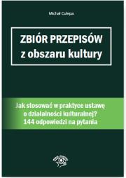 Zbiór przepisów z obszaru kultury. Autor: Culepa Michał. Dadada.pl Okładka książki Zbiór przepisów z obszaru kultury