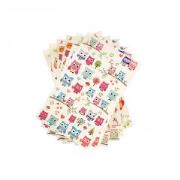 Opakowanie Zestaw naklejek sowy