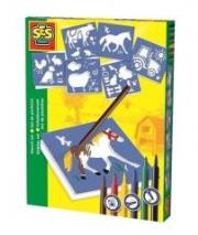 Opakowanie Zestaw szablonów Wieś