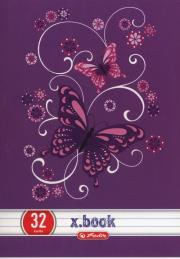 Okładka książki Zeszyt 32 A5 w linie Dziewczęcy