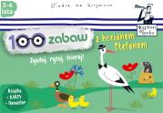 Okładka książki 100 zabaw z bocianem Stefanem
