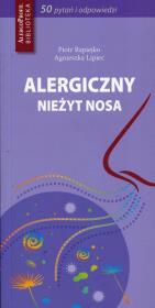 Okładka książki Alergiczny nieżyt nosa 50 pytań i odpowiedzi