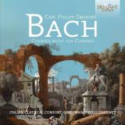 BACH CHAMBER MUSIC FOR CLARINET. Autor: BACH C.P.E.. Dadada.pl Okładka książki BACH CHAMBER MUSIC FOR CLARINET