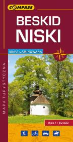 Okładka książki Beskid Niski mapa laminowana
